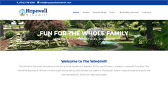 Desktop Screenshot of hopewellwindmill.com